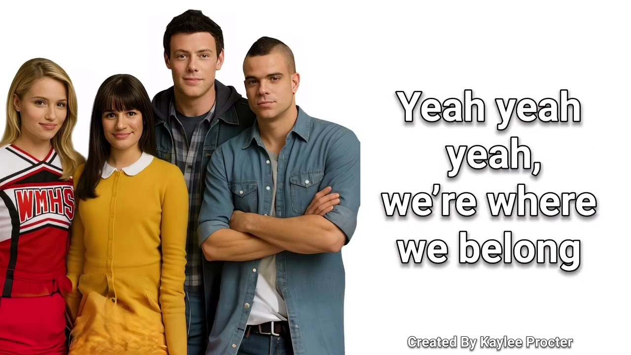 Glee = The Music in Me & This Is Our Song (Rachel, Finn, Quinn and Puck, My Own Song and Lyrics)
