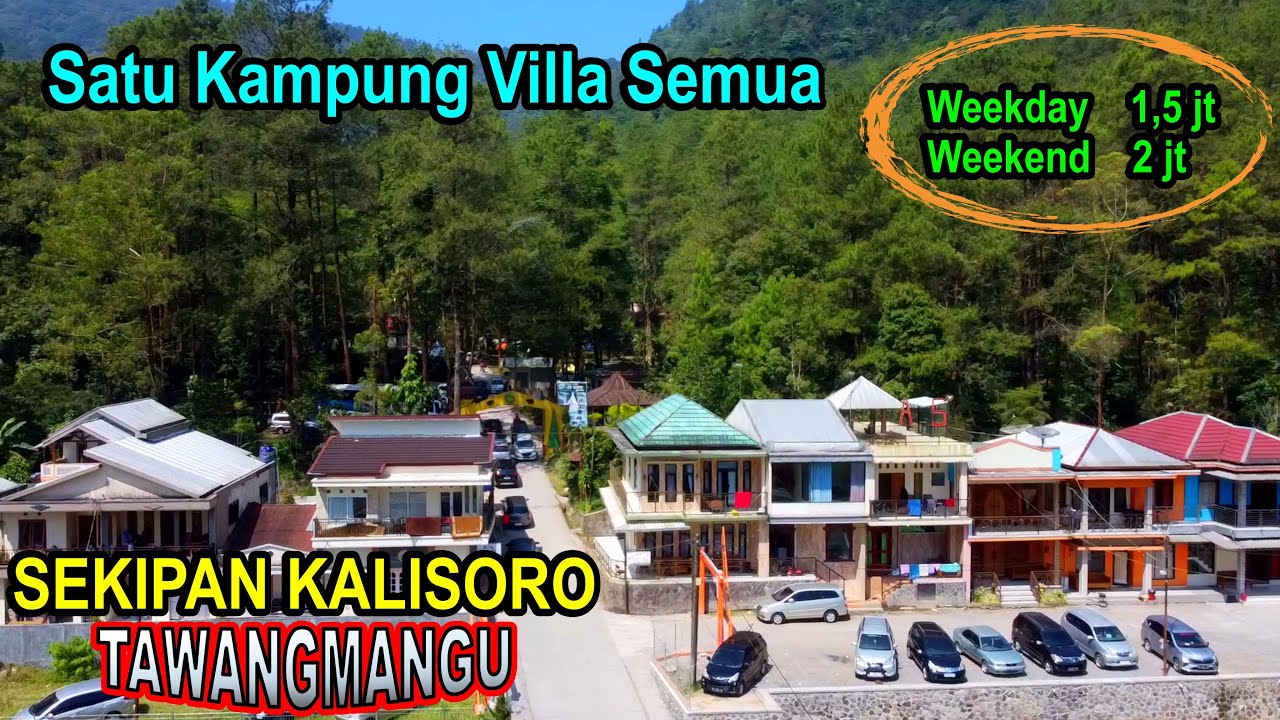 Villa di Sekipan, Kalisoro, Tawangmangu hanya 1,5 jt