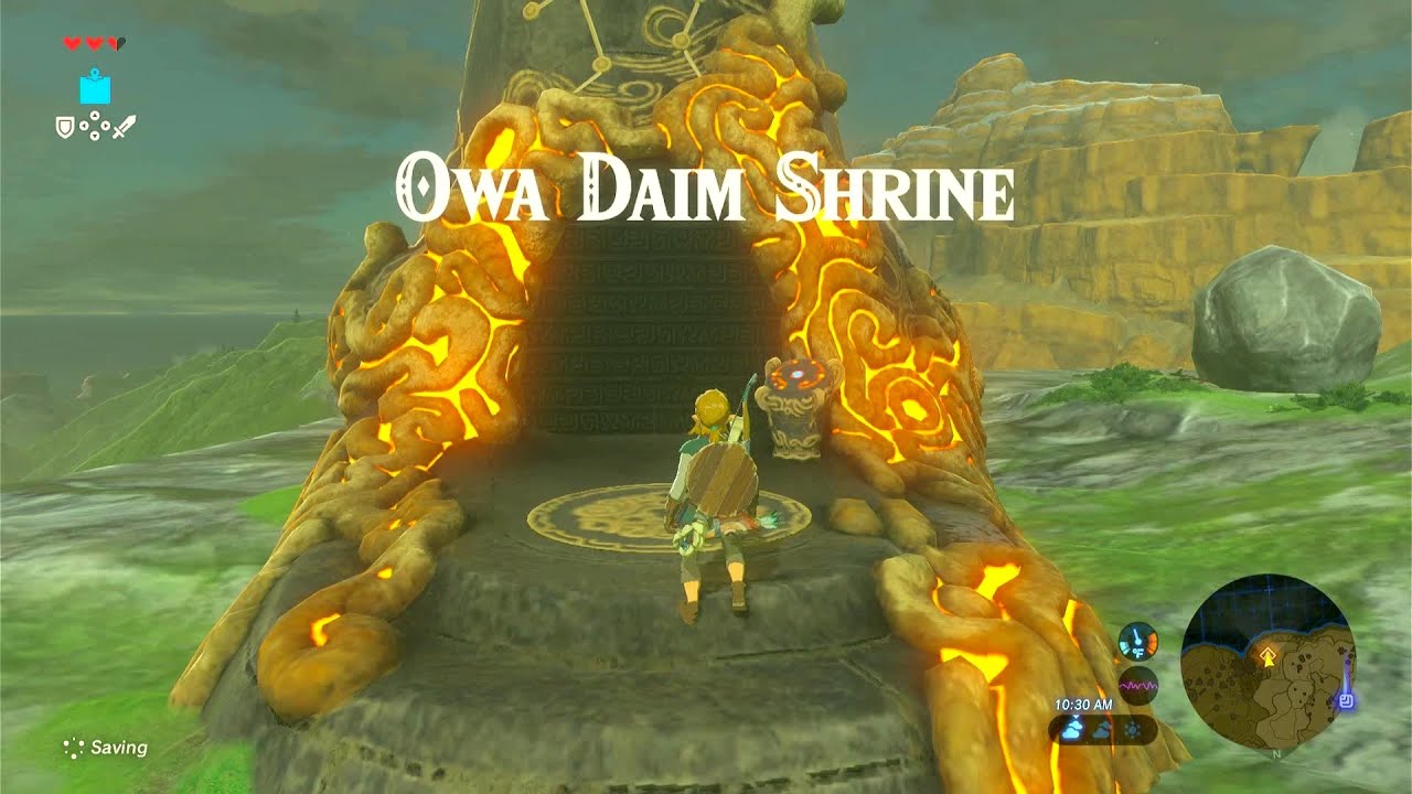 Stasis Trial - Owa Daim Shrine - Great Plateau - Breath of the Wild - Nintendo Switch Games