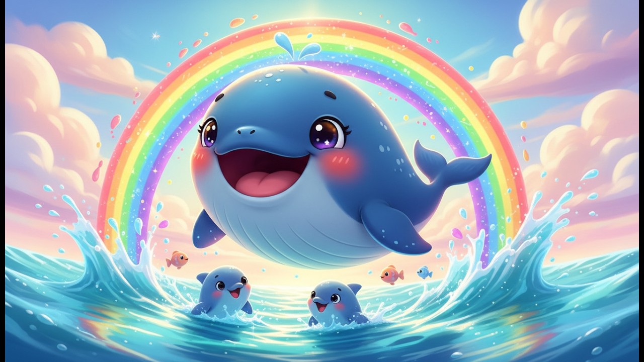 Blije Walvis in de Zee 🐋 | Vrolijk Kinderliedje Over de Oceaan | Zing Mee & Dans Mee