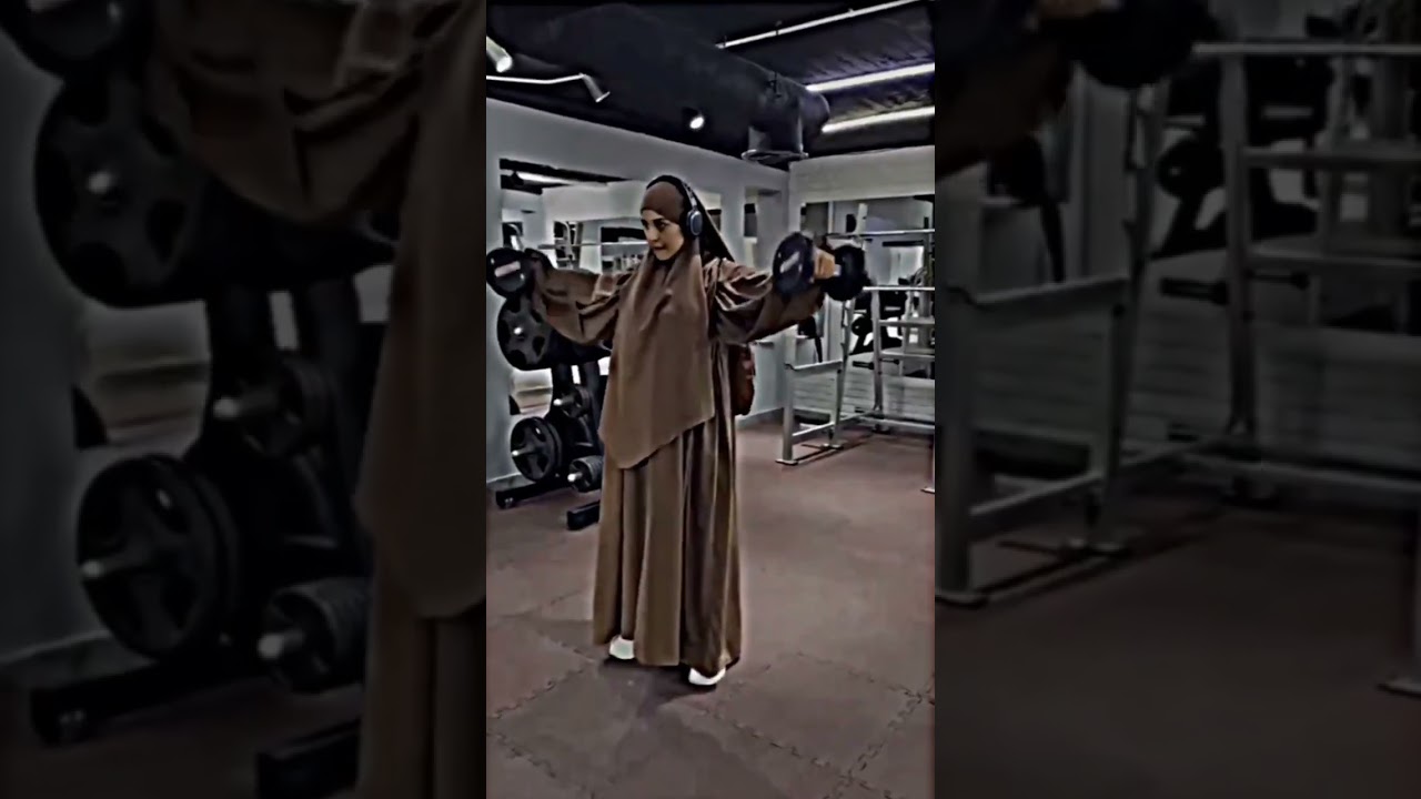 Hijab✨✨ #gym #girl #gymmotivation #gymlover