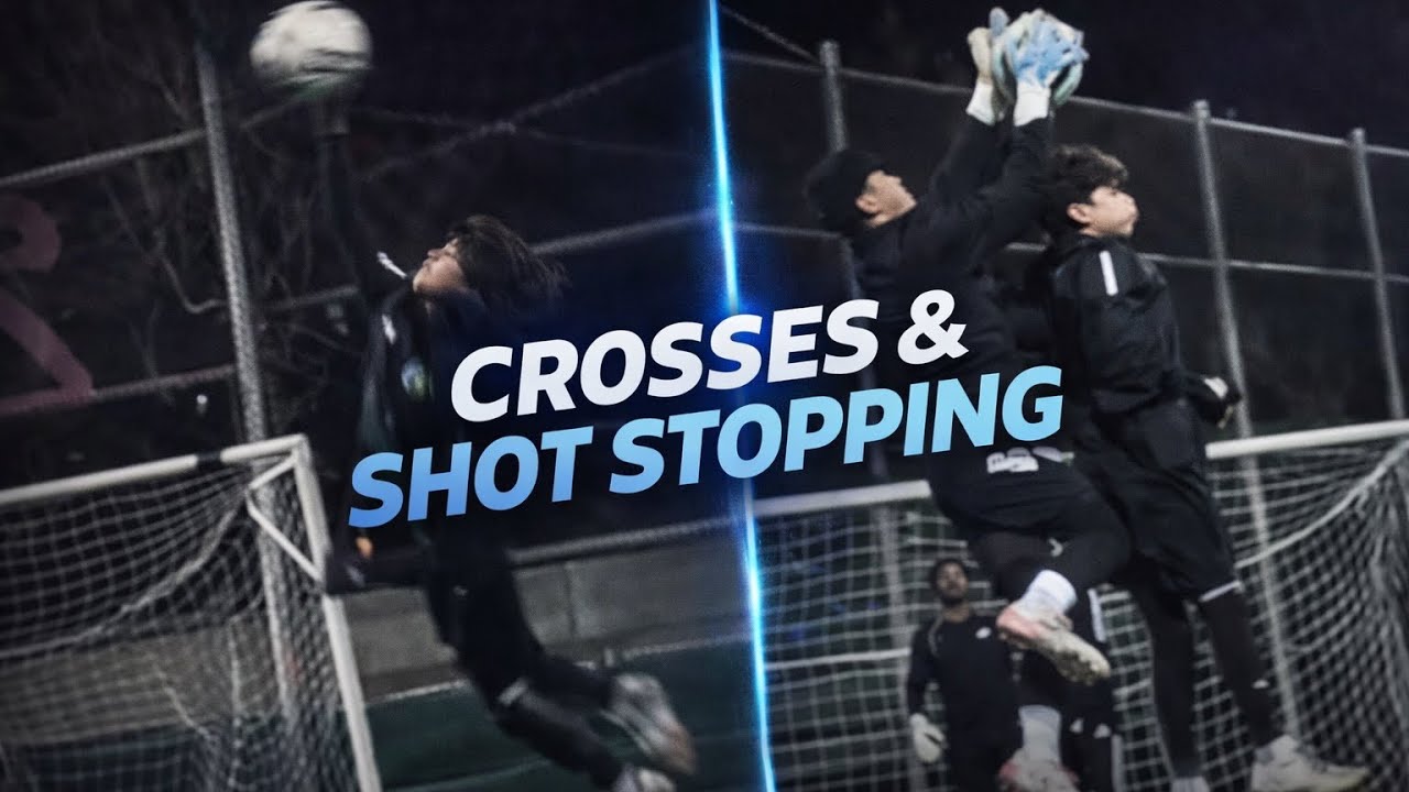 Crossing & Shot Stopping Drills I Full Session l MLS Next & GA Session