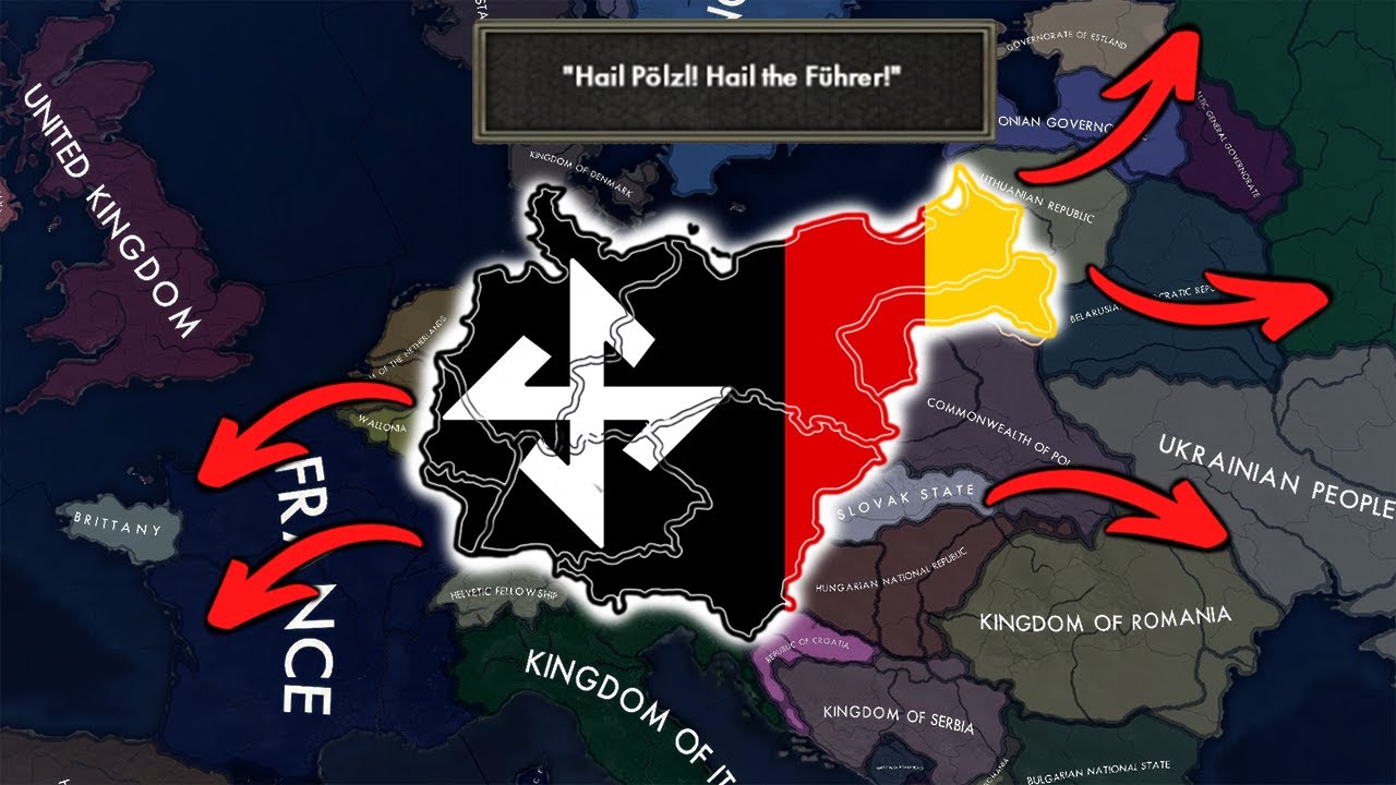 Hitler Liberates Germany From Communism | Hoi4 Red Flood