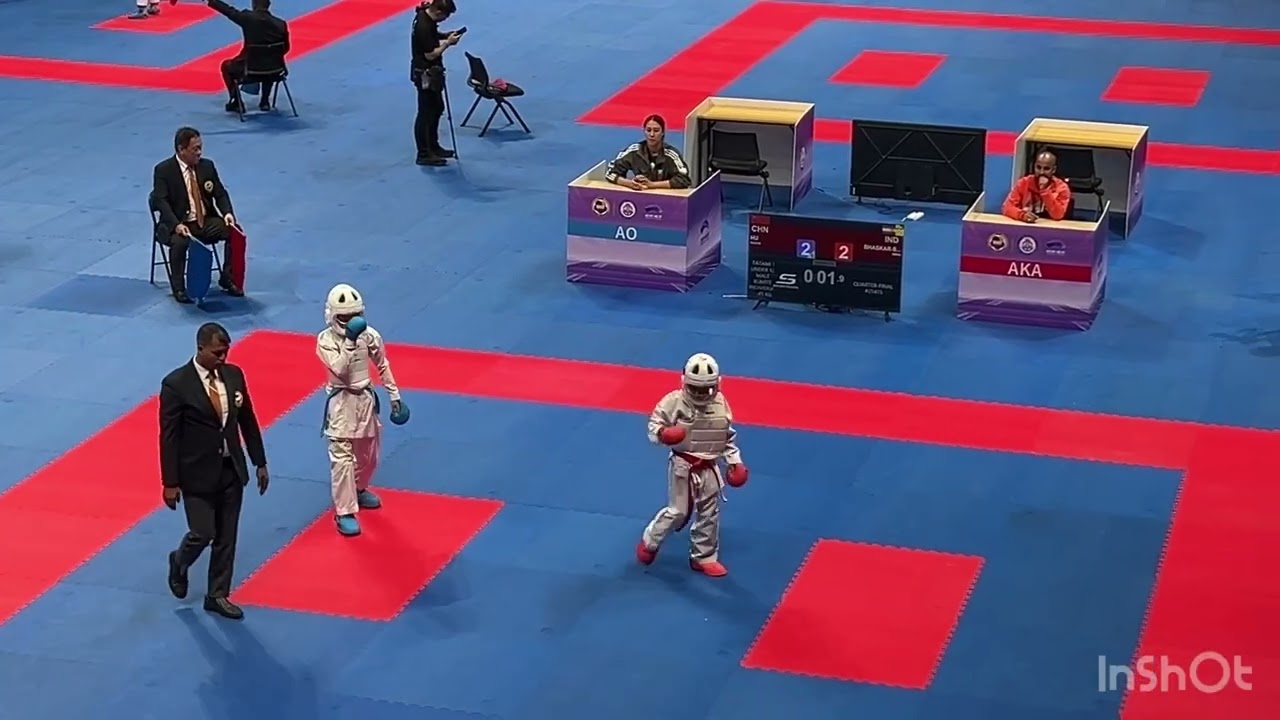 2nd Asian Karate Youth Open Championship HANGZHOU China 2025! 1st Fight Not recorded with Australia 
