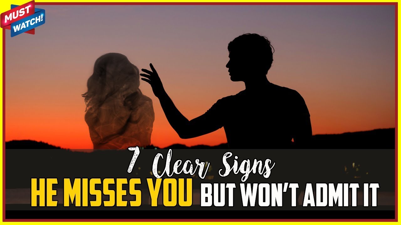 7 Clear Signs He Misses You But Won&rsquo;t Admit It