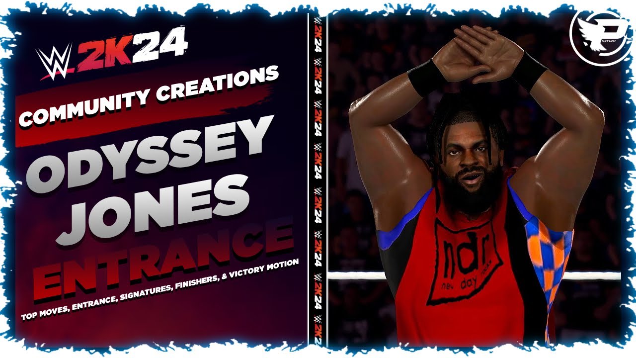 Odyssey Jones WWE 2K24 Entrance, Top Moves, Signatures, Finishers, & Victory Motion
