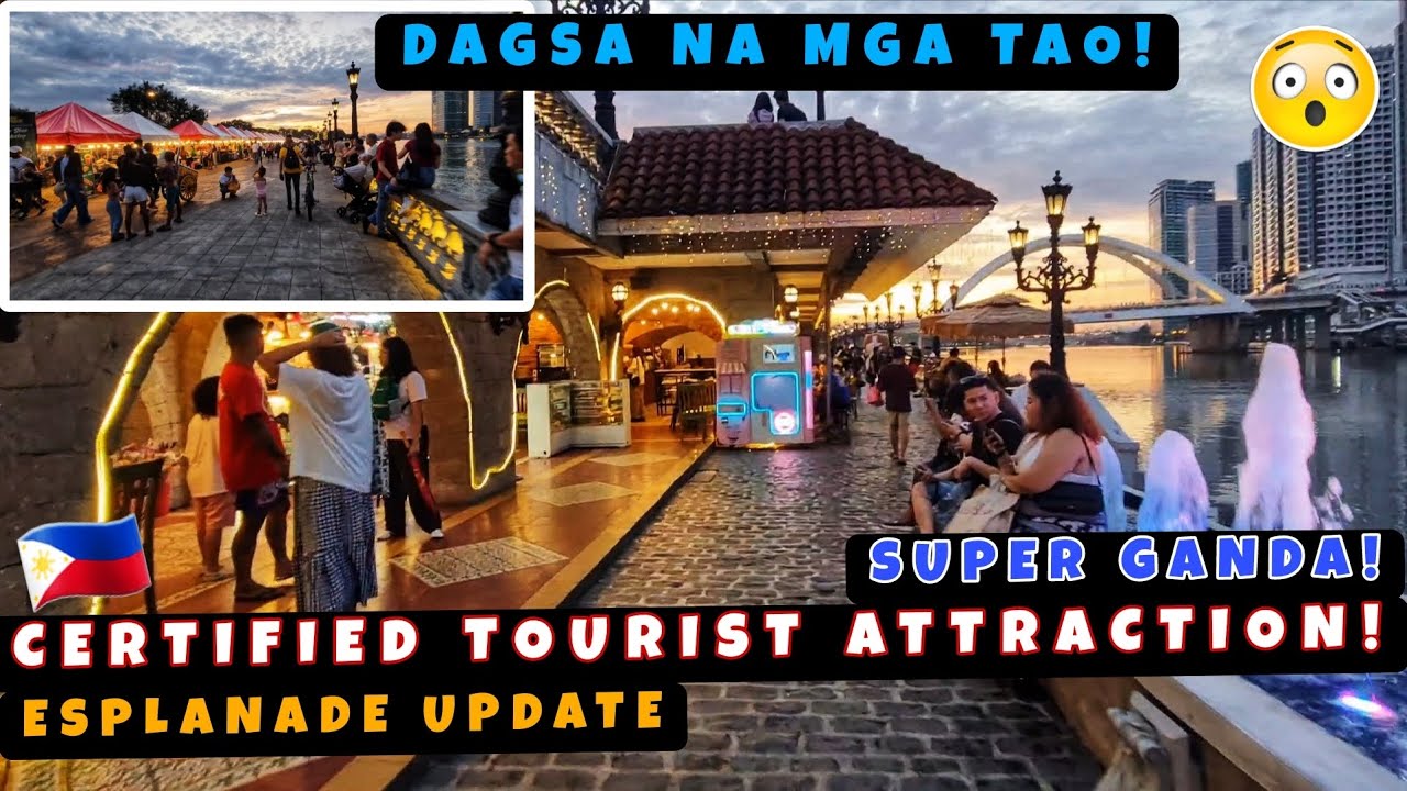 Certified Tourist Attraction! Mga Tao Dagsa na sa Pasig River Esplanade! 🇵🇭