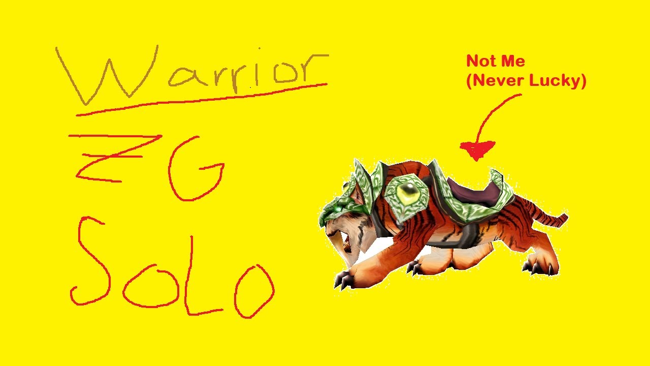 TBC Classic - Warrior Solo ZG Tiger Boss (10-20 min run)
