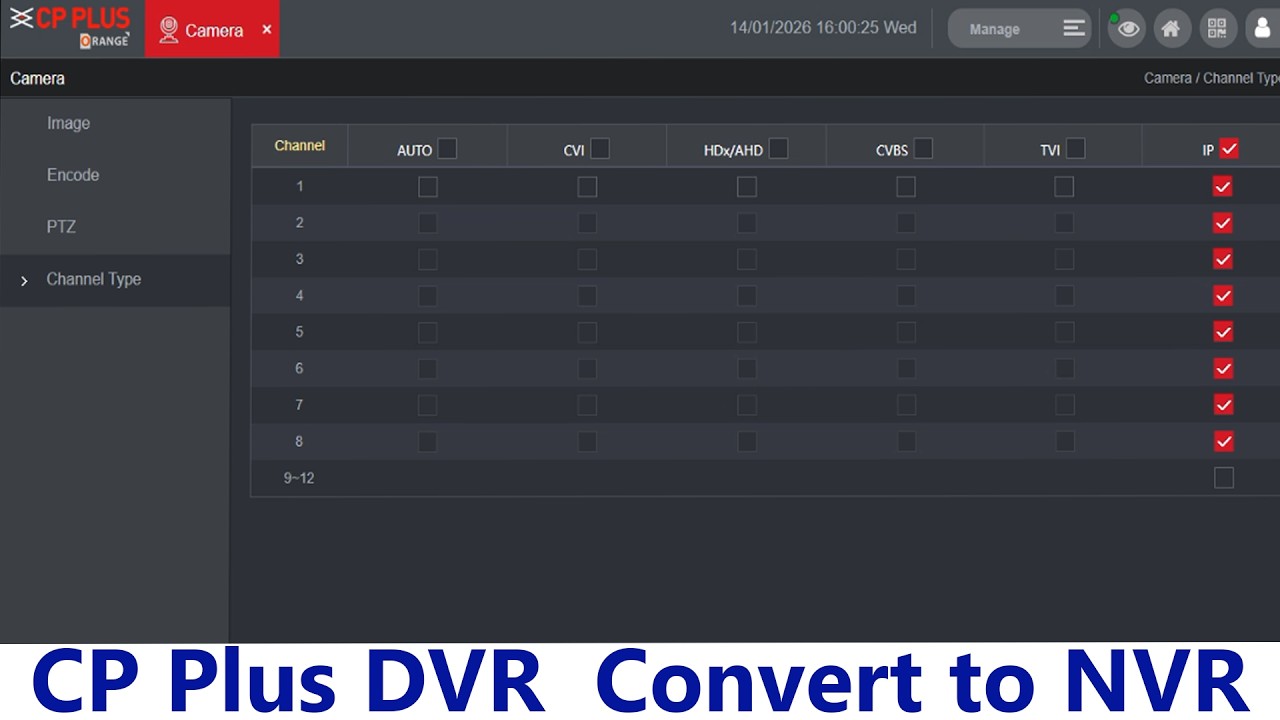 cp plus dvr convert to nvr | cp plus dvr make nvr