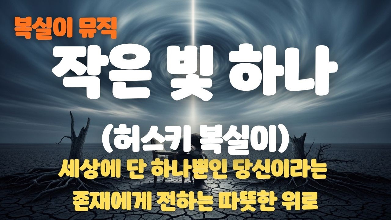 허스키 복실이 ✨ 작은 빛 하나 | 공식 Lyric Video - 복실이 뮤직