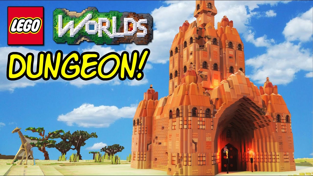 DUNGEON EXPLORATION! - LEGO Worlds 1.0 Dungeon Gameplay