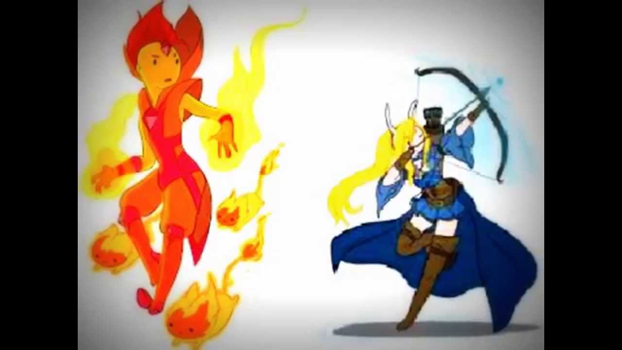 Angel with a shotgun fionna and flame prince