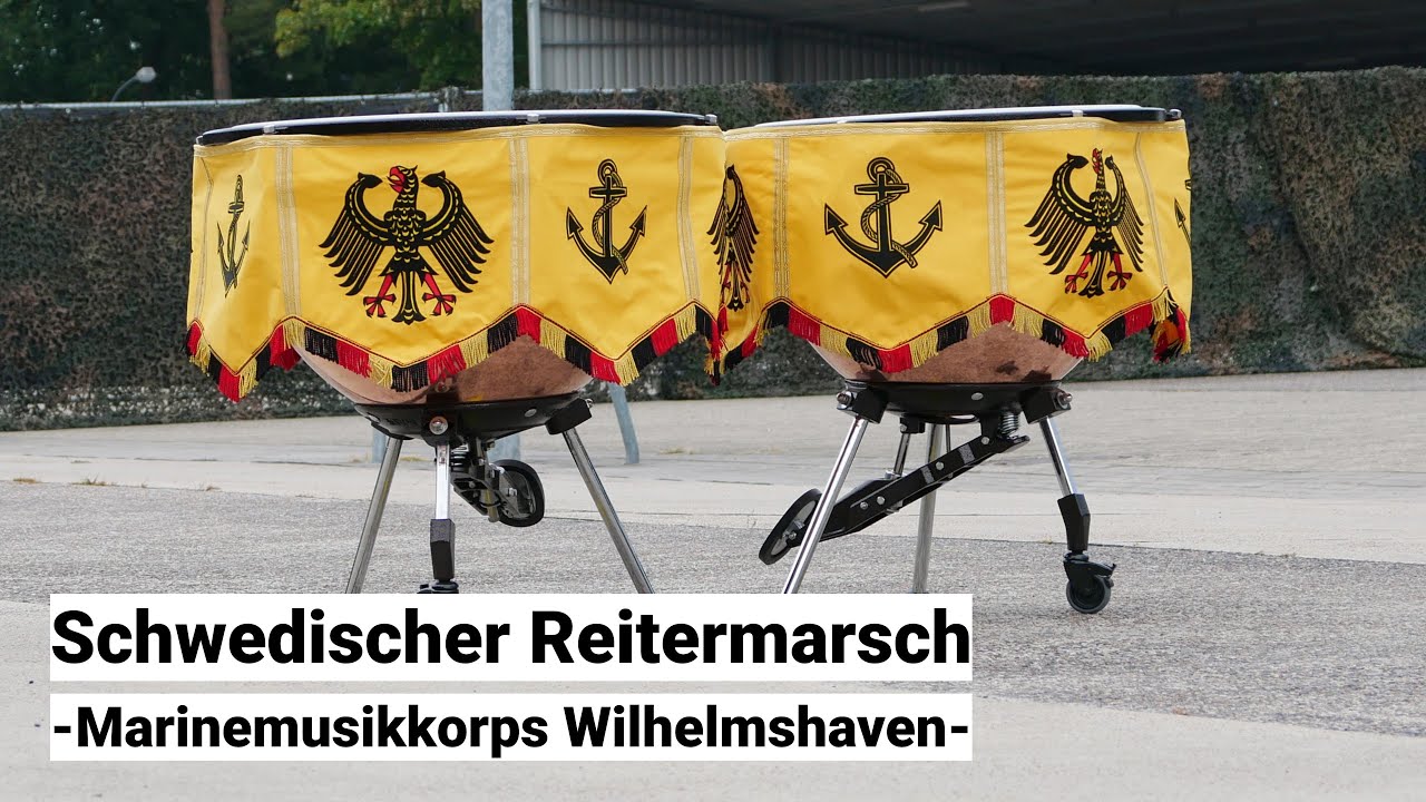Hommage an die Kesselpauke: Schwedischer Reitermarsch vom Marinemusikkorps Wilhelmshaven #Tradition