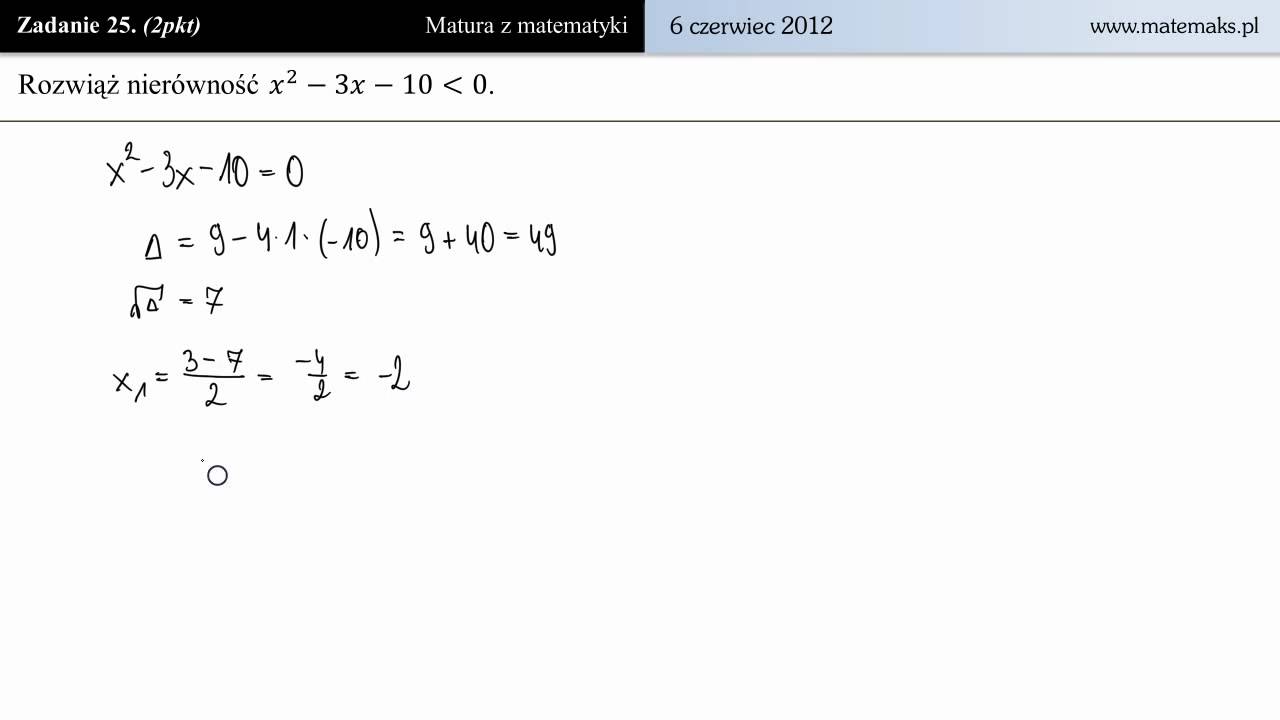 Zadanie 25 - Matura 2012 czerwiec