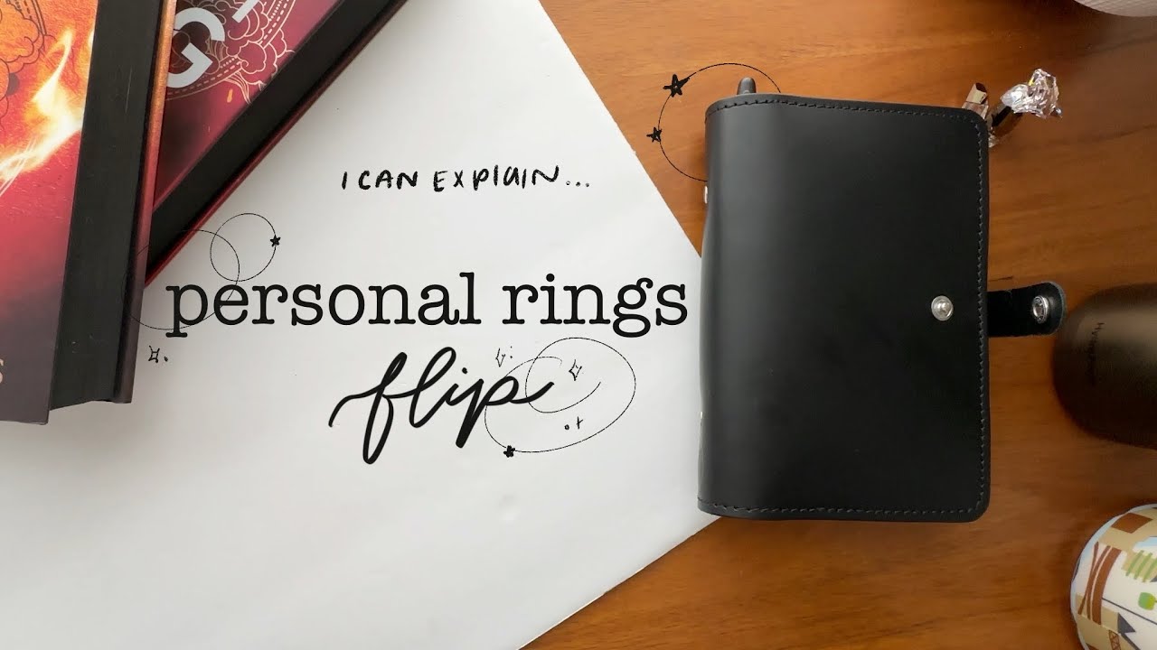 experimenting with personal rings (and loving it), a filofax flip | lindseyscribbles