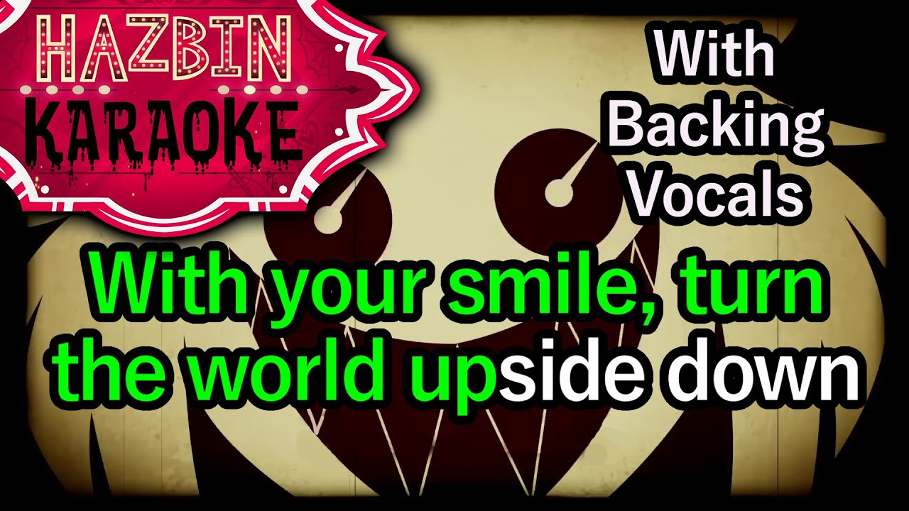 Upside Down - Hazbin Hotel Karaoke + Backing Vocals (Black Gryph0n & Baasik)