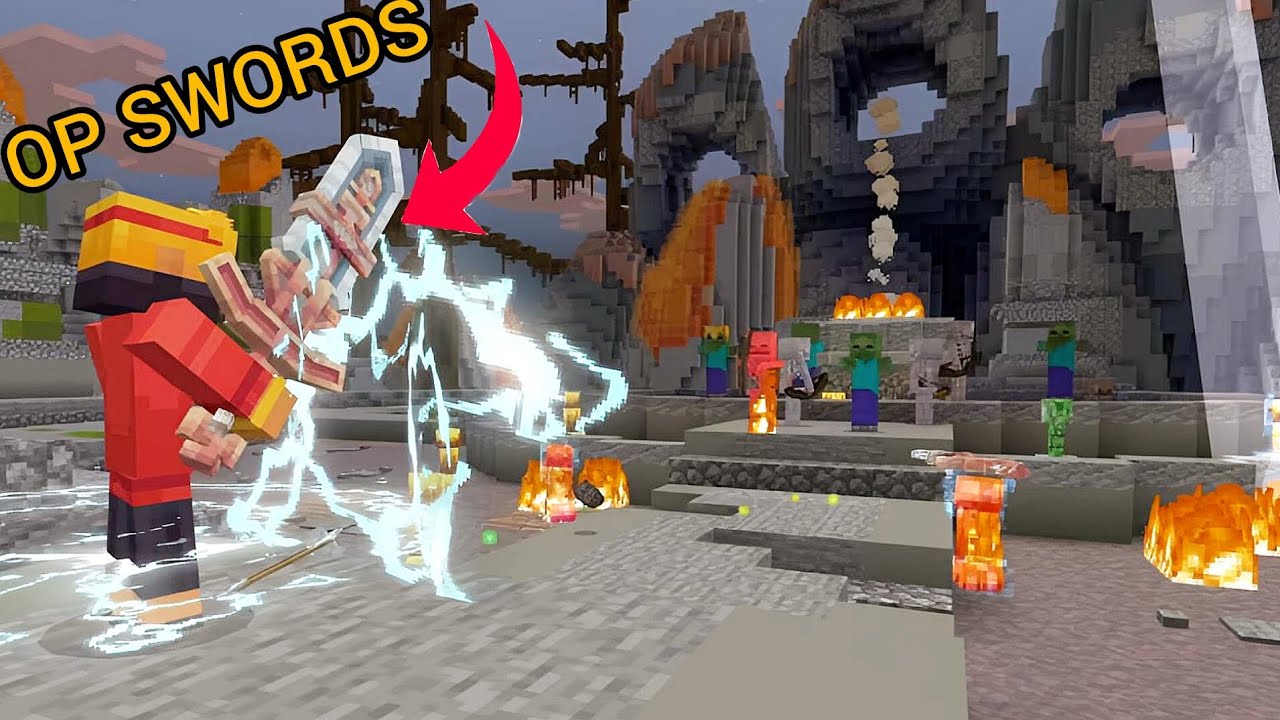 How I defeat ENDER DRAGON using this OP SWORD in MINECRAFT🤯