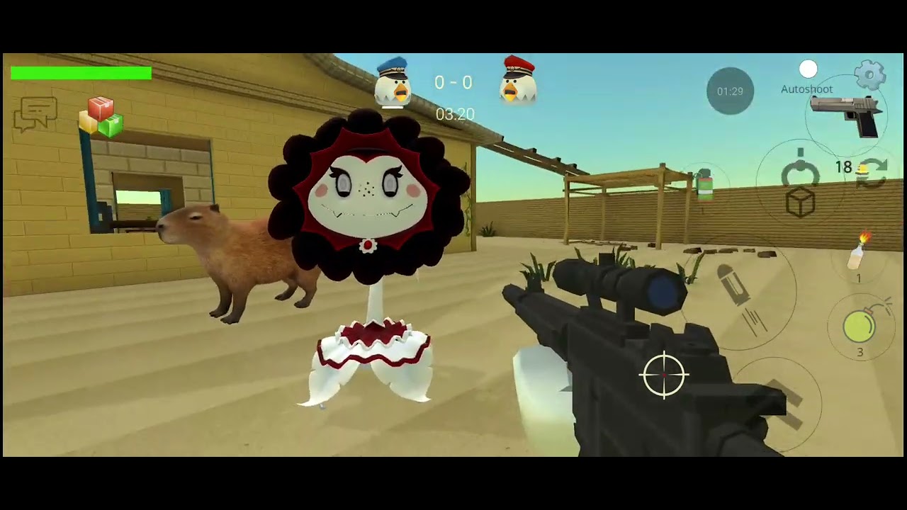 Novo Chicken Gun!(Den gun) 