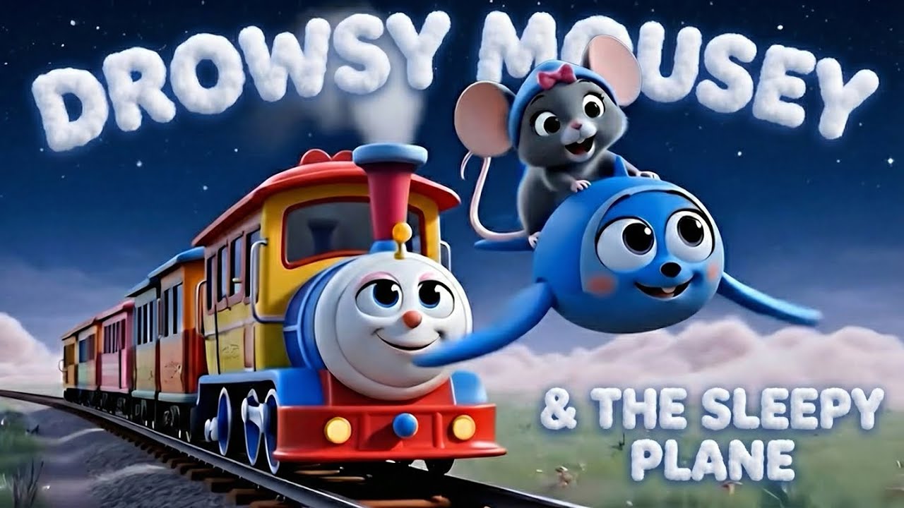 The Sleepy Plane: Drowsy Mousey| Sleep Music For Babies & Kids | Bedtime Songs For Toddlers