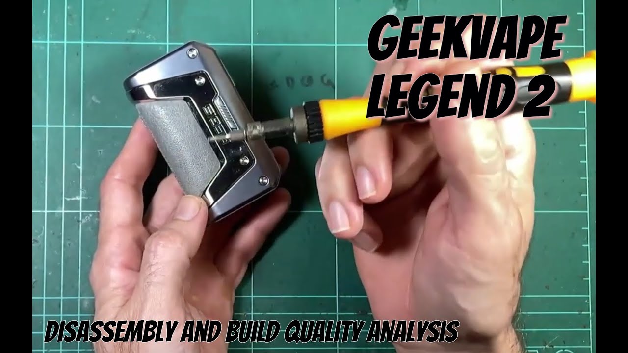 Geekvape Legend 2: Full disassembly, build quality check and comparison to the OG Legend