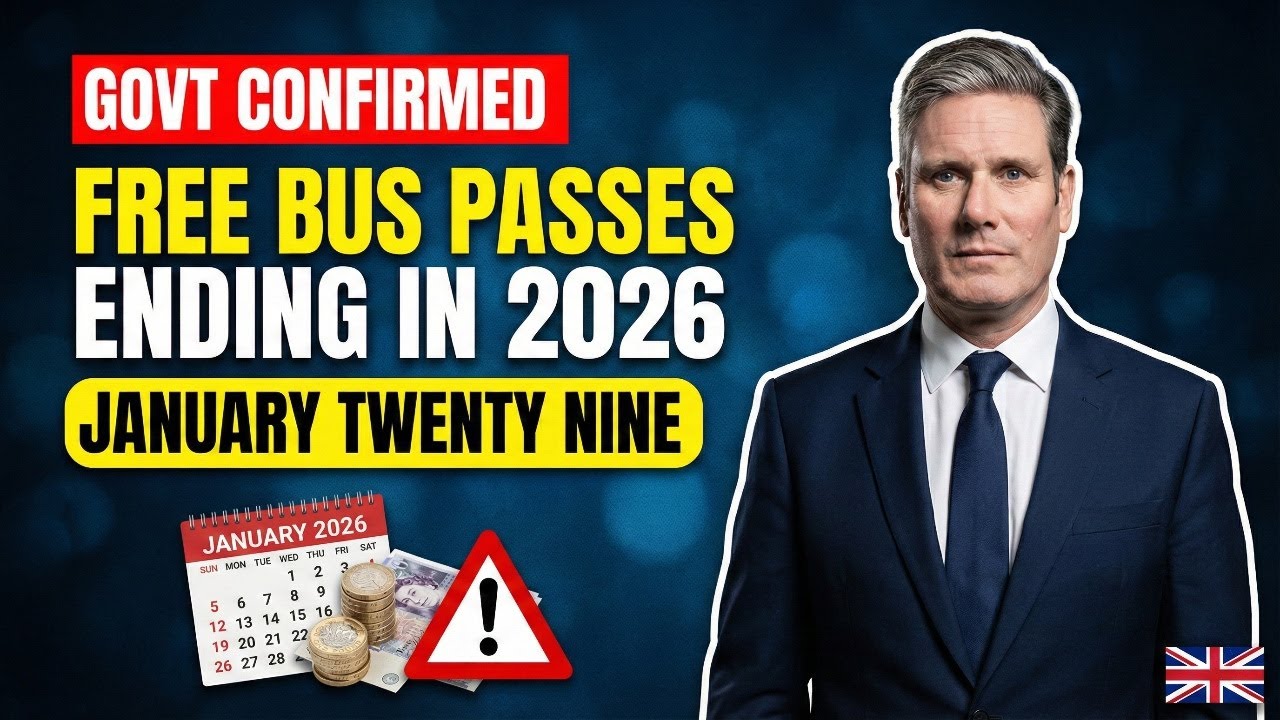 UK Government Ends Free Bus Passes in 2026 &ndash; New Rules, Who Is Affected, and What Happens Next