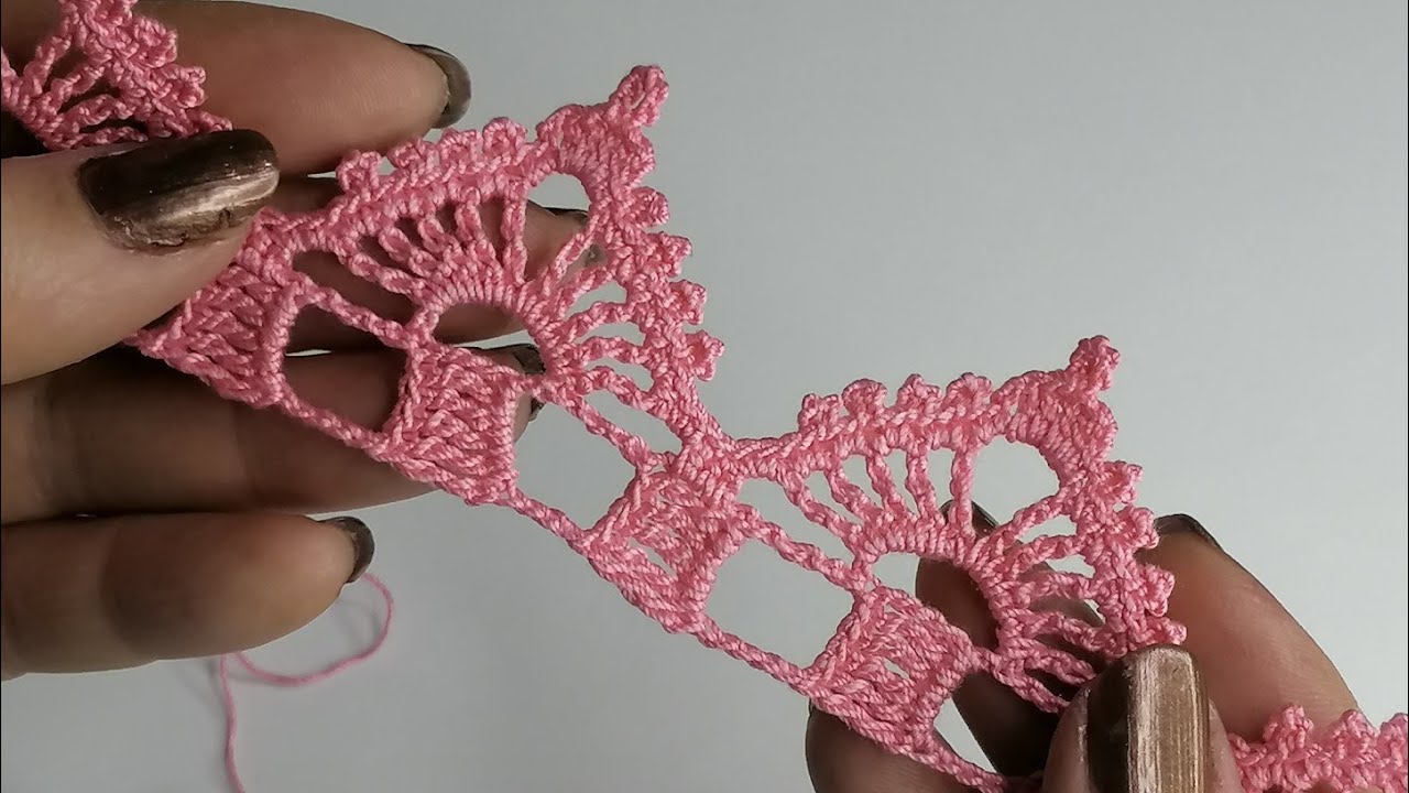 TIĞİŞİ ÖRGÜ ÇOK ŞIK  ÇOK KOLAY DANTEL MODELİ / Very nice Crochet Knitting model