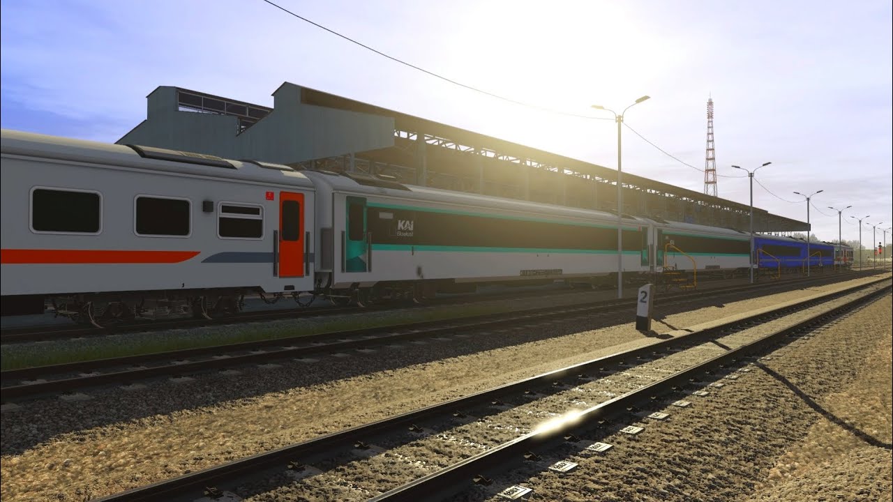 Uji Kereta Luar Biasa Livery Baru || Trainz Simulator Indonesia.