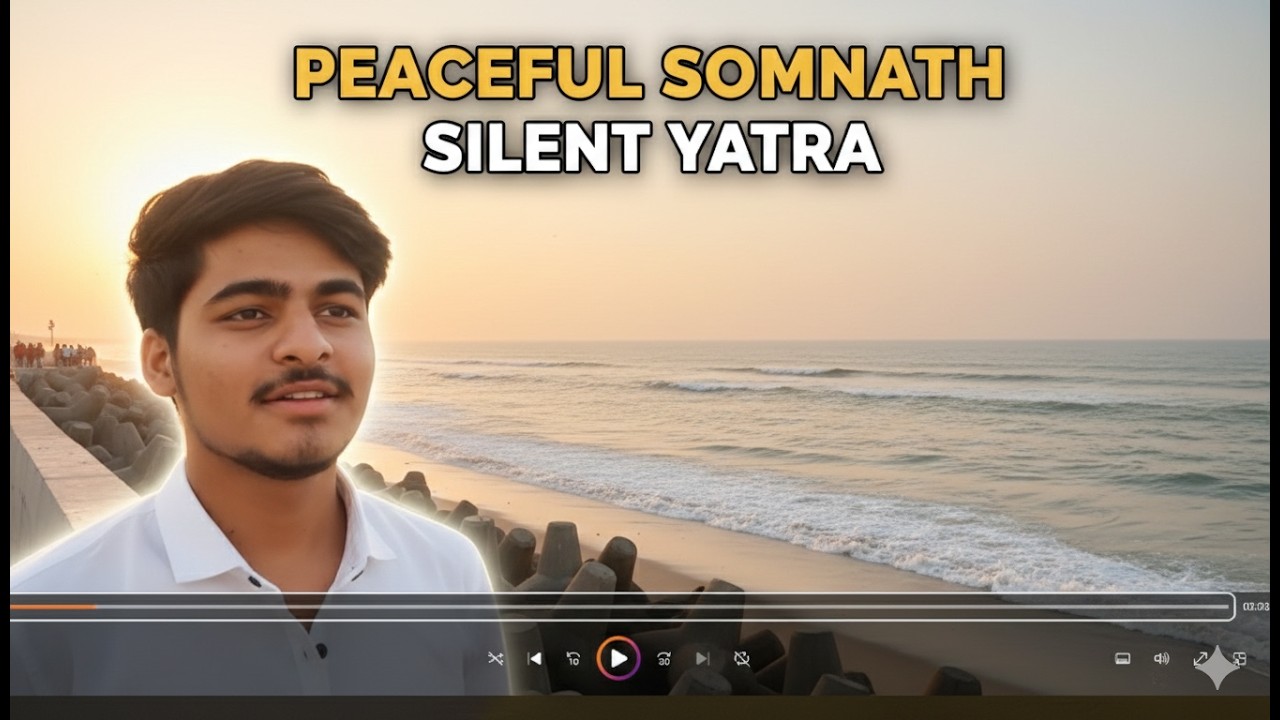 Somnath agya Silent Vlog | Samudra Ki Lehre Aur Shanti | Peaceful Travel Video 🌊