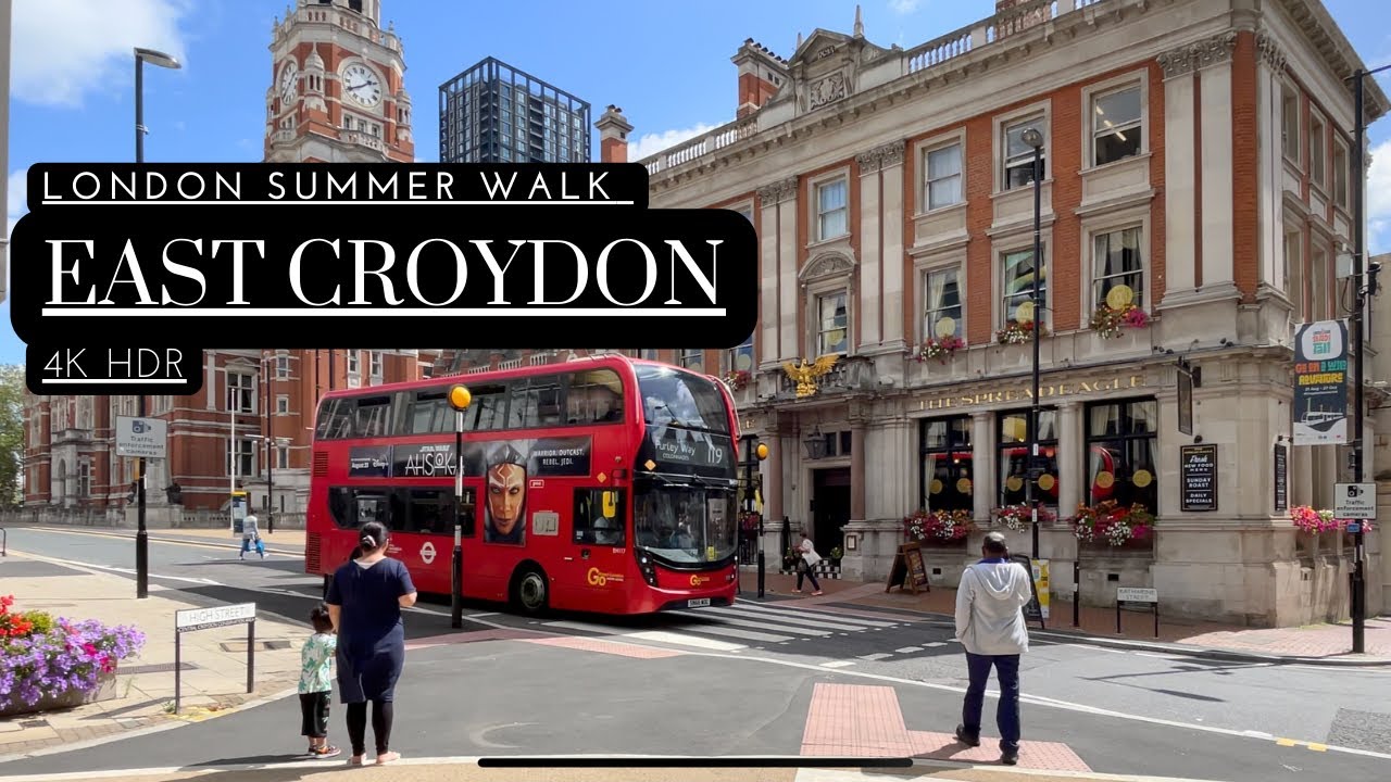 East Croydon,London. Exploring vibrant area on Summer Afternoon