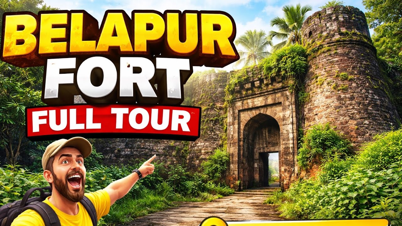 Belapur Fort Navi Mumbai | Hidden History Near Palm Beach Road 🏰