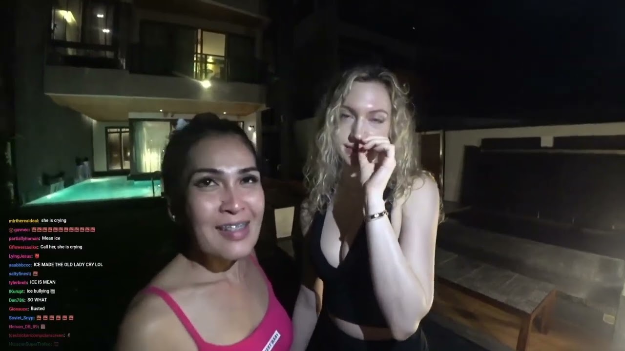 ice poseidon and kim try to invite a 3rd wheel to the hot tub, joel gets lucky?