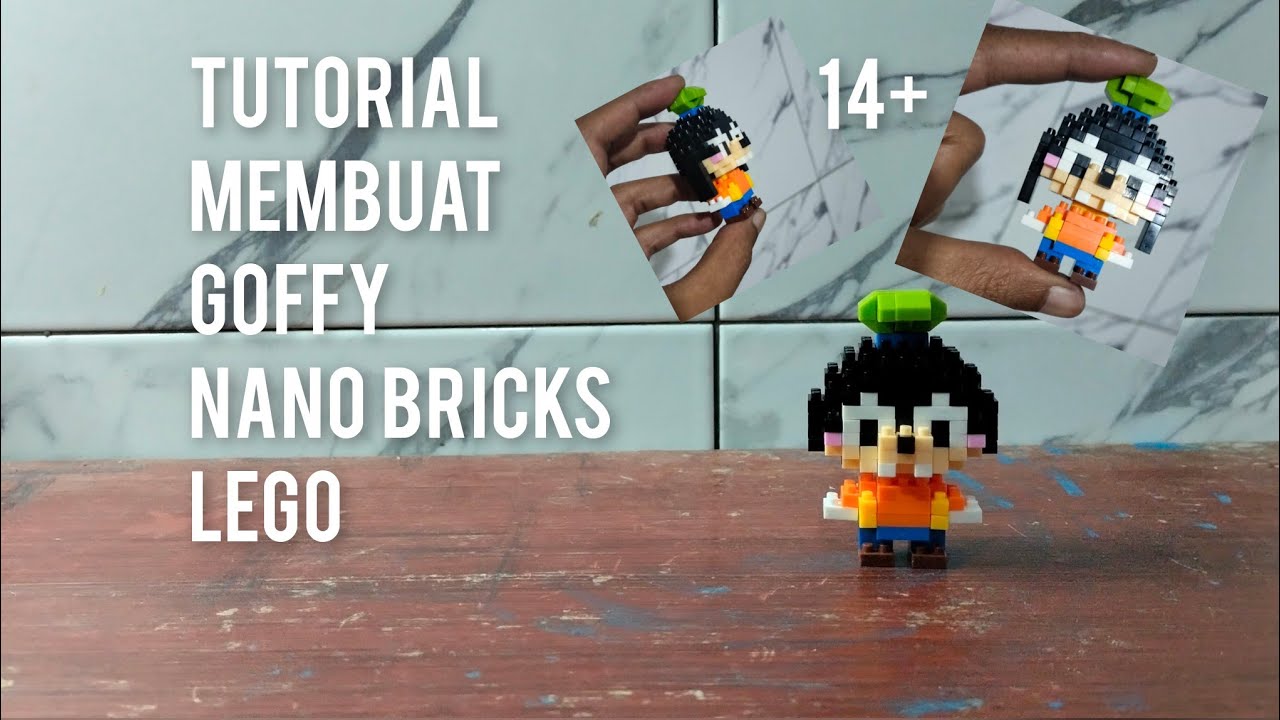 Tutorial Cara Membuat Guffy Nano Bricks Mini Lego Seri M3265