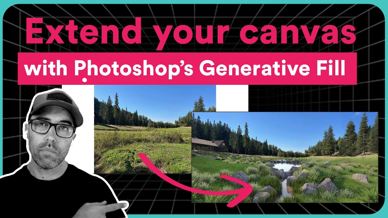 Расширение Quick Canvas с функцией генерации заливки с помощью ИИ в Photoshop.