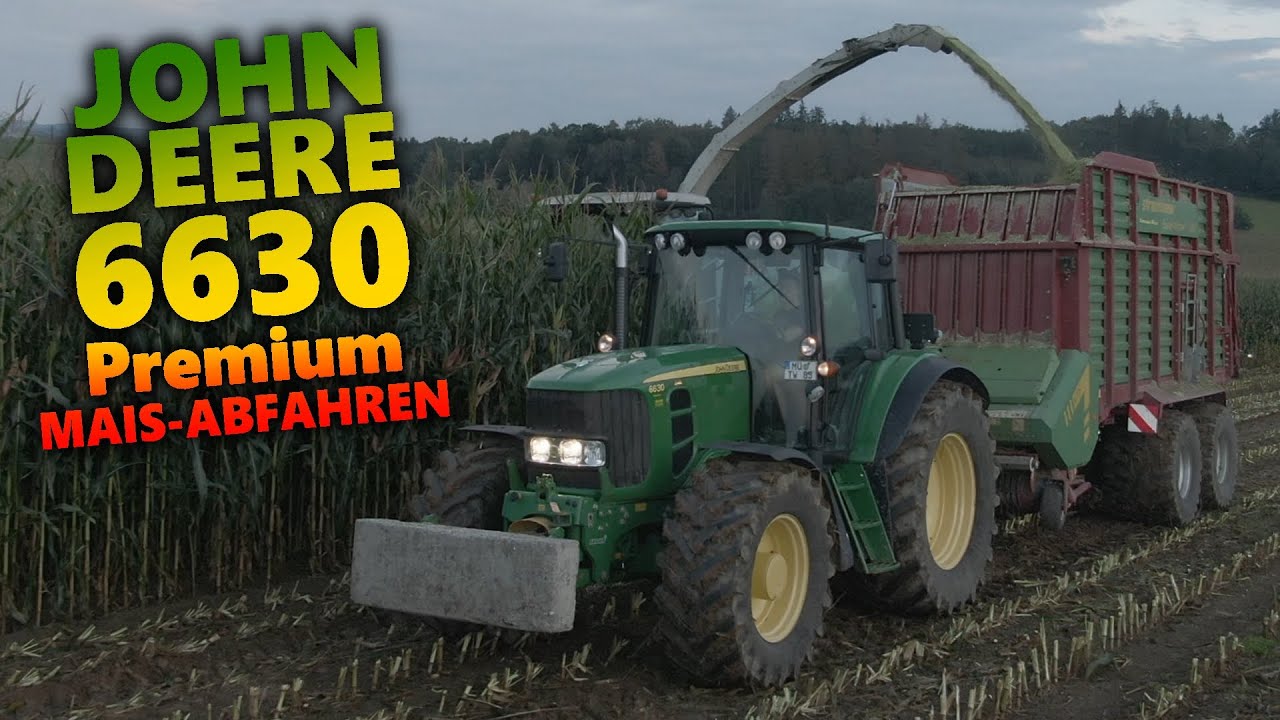 John Deere 6630😍 beim Mais fahren | Powermaschine | Let´s drive Johny
