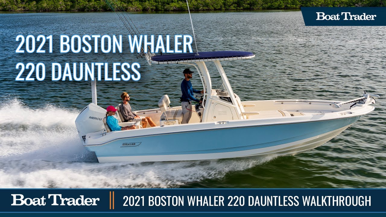 Видеообзор Boston Whaler 220 Dauntless 2021 года. Полное прохождение.