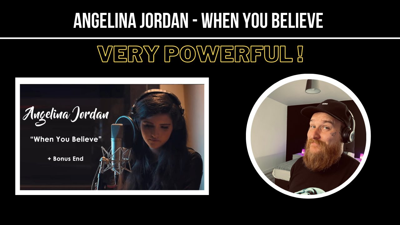 Angelina Jordan - When You Believe Reaction