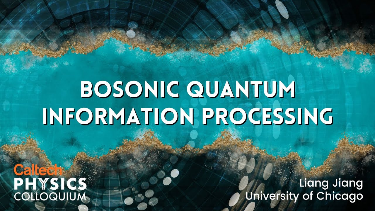 Bosonic Quantum Information Processing - Liang Jiang