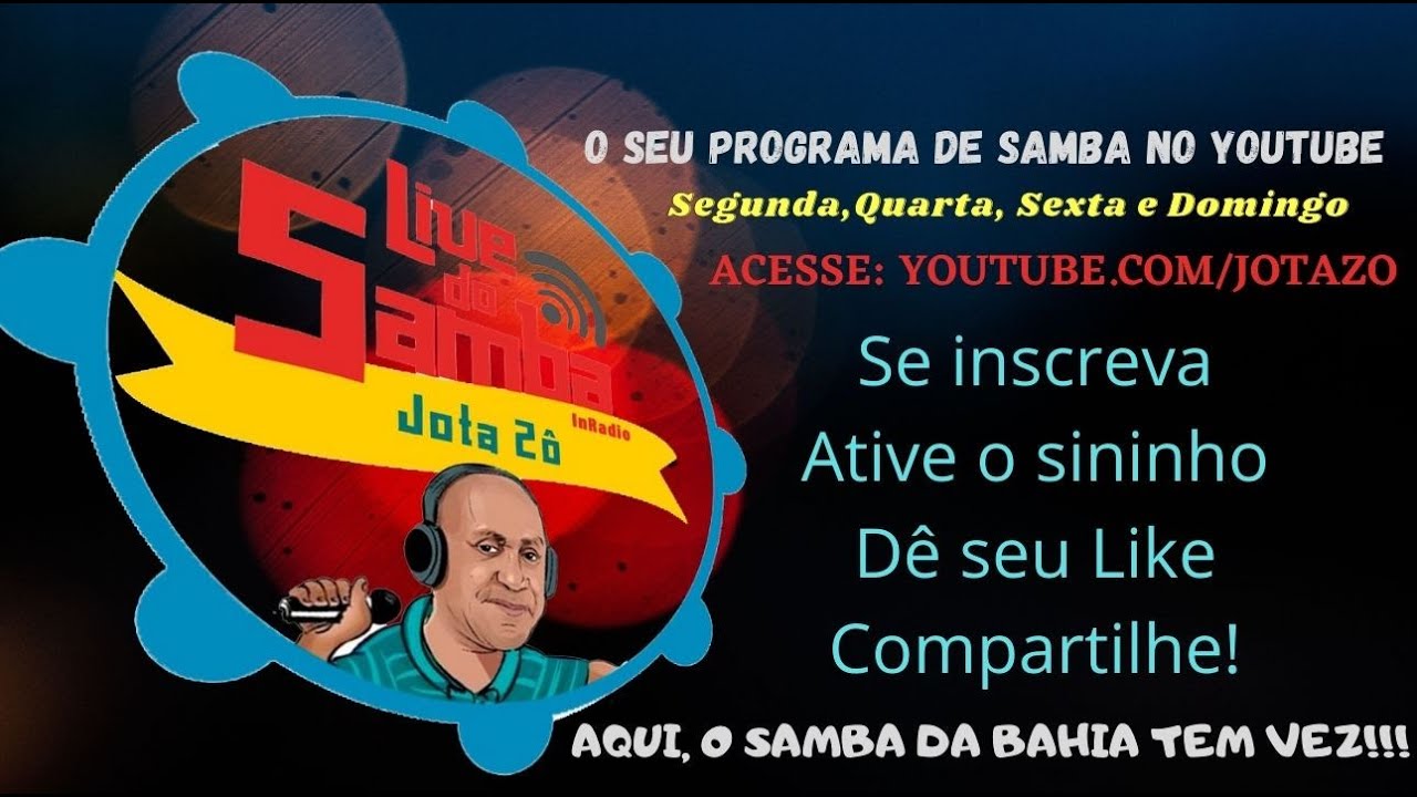 LIVE DO SAMBA 18.01.2021/ O seu programa de Samba no Youtube