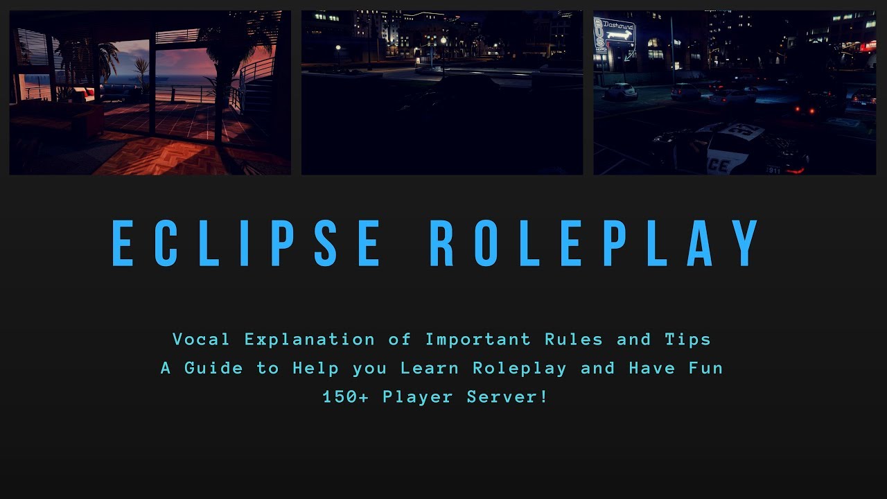 Eclipse Roleplay Guide | Server Rules Explained | GTA V(Timestamps)