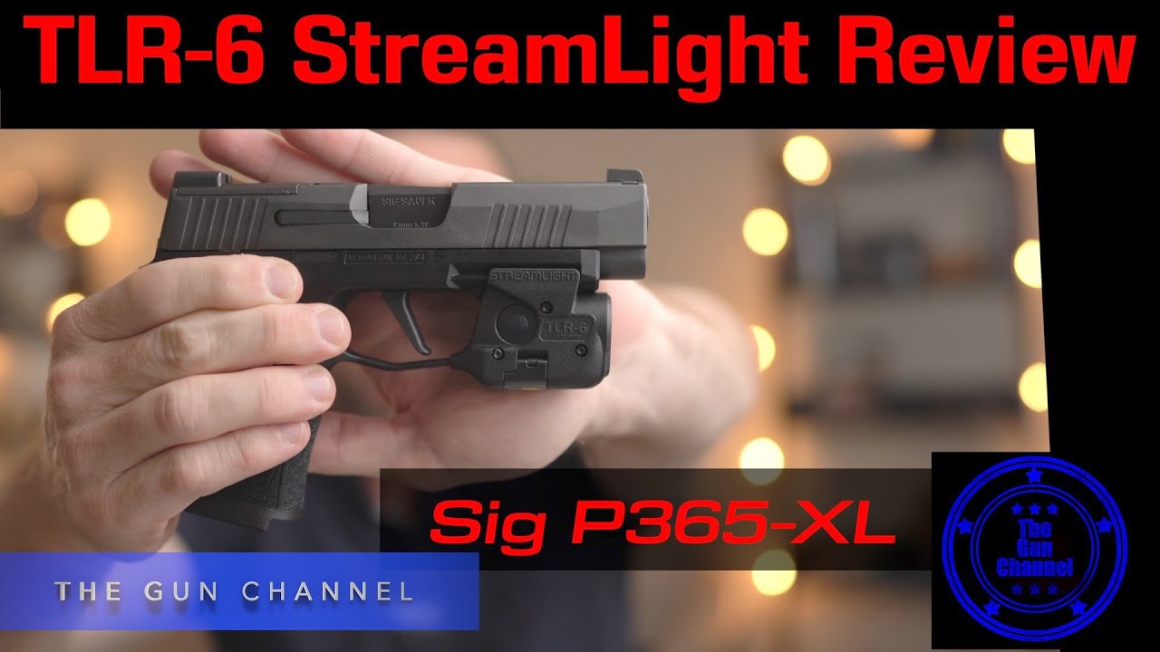 TLR-6 Streamlight + Sig P365 XL -  100 Lumen Weapon Light Review - P365XL