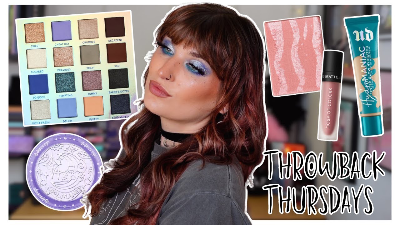 full face of OLD makeup! | throwback thursdays
