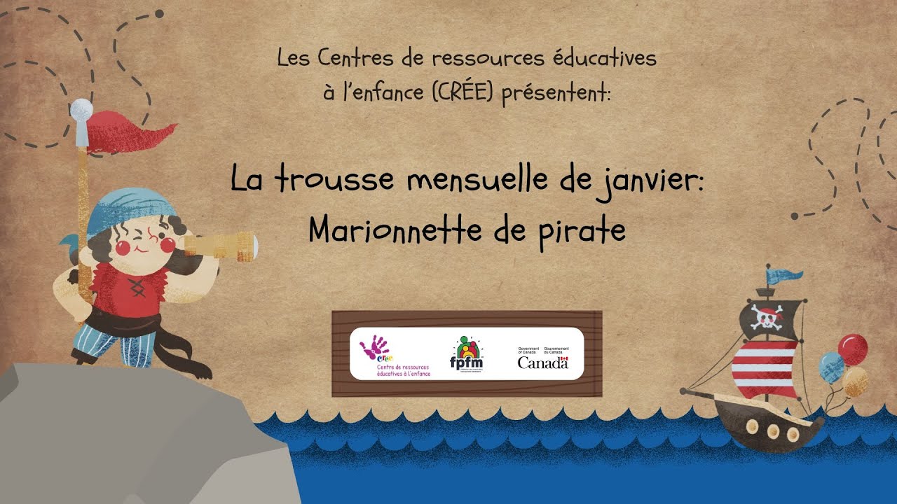 Trousse marionnette de pirate