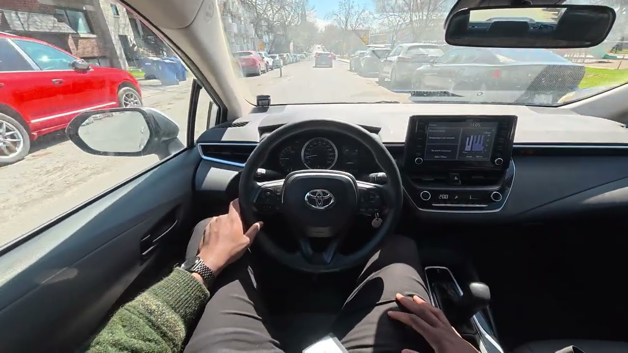 ASMR POV Drive | AFTERNOON DRIFT &middot; Sunny Montreal Cruise for Sleep | 2023 Toyota Corolla