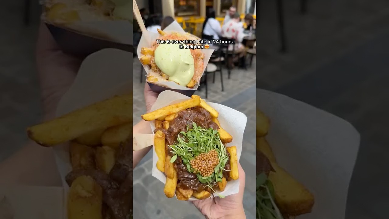 Everything I ate in Belgium! 🇧🇪🍟🧇