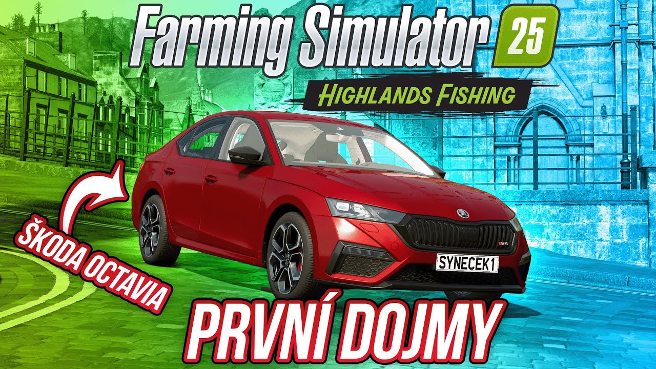 PRVN&Iacute; DOJMY Z NEJVĚT&Scaron;&Iacute;HO ROZ&Scaron;&Iacute;ŘEN&Iacute; DO FS25! | Farming Simulator 25 Highlands Fishing #01