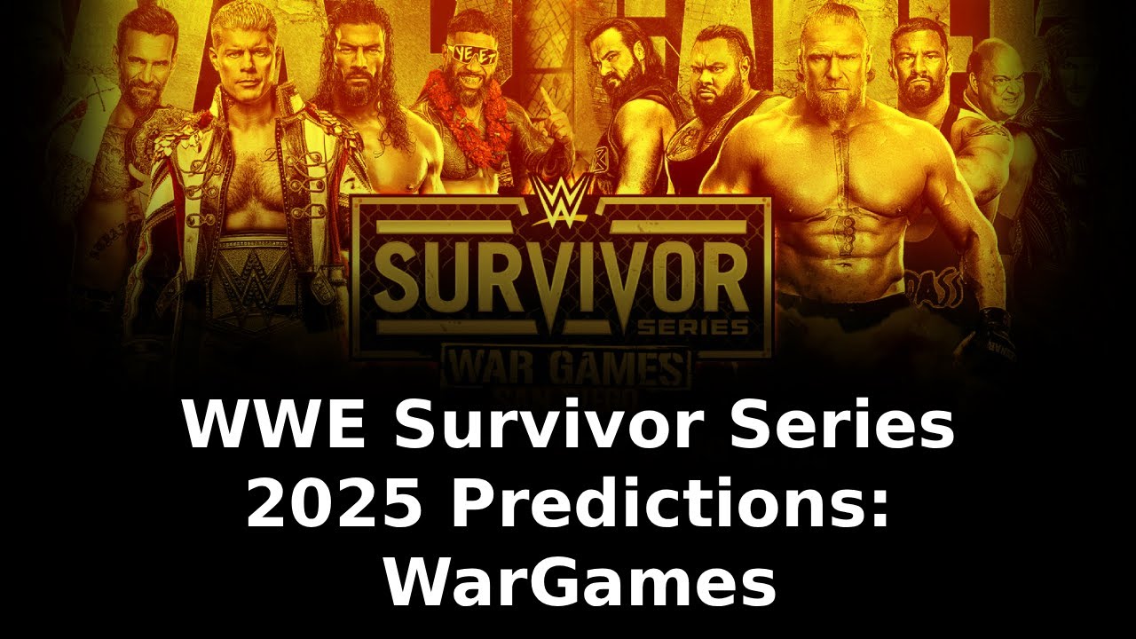 WWE Survivor Series WarGames Predictions 2025