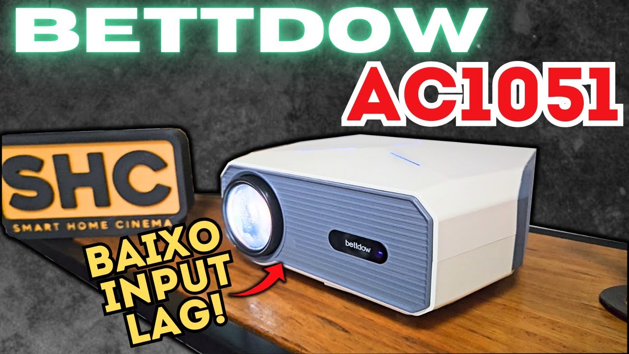 BARATO e bom pra JOGOS! Projetor Bettdow AC1051