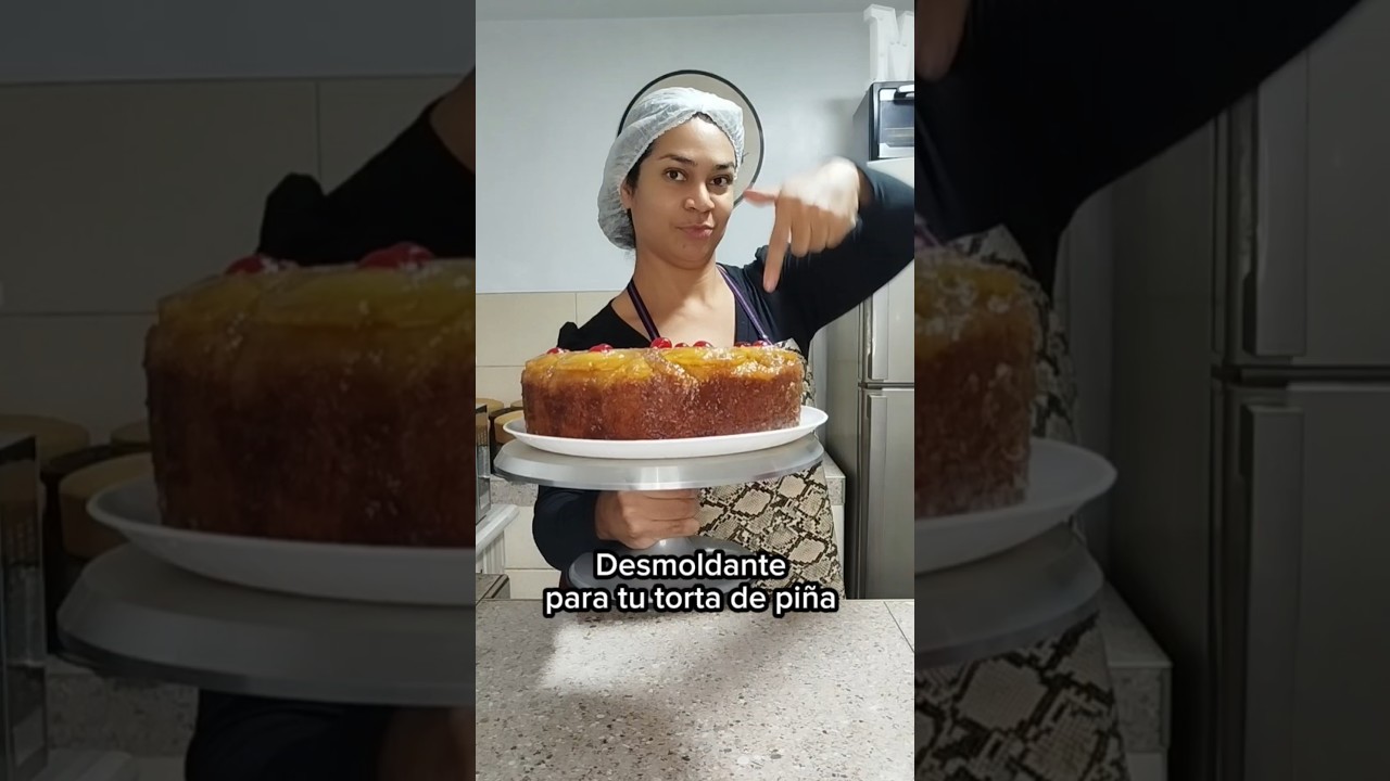 Desmoldante para tu torta de pi&ntilde;a #maxidulces #cake #tortadepi&ntilde;a #desmoldante #reposteria