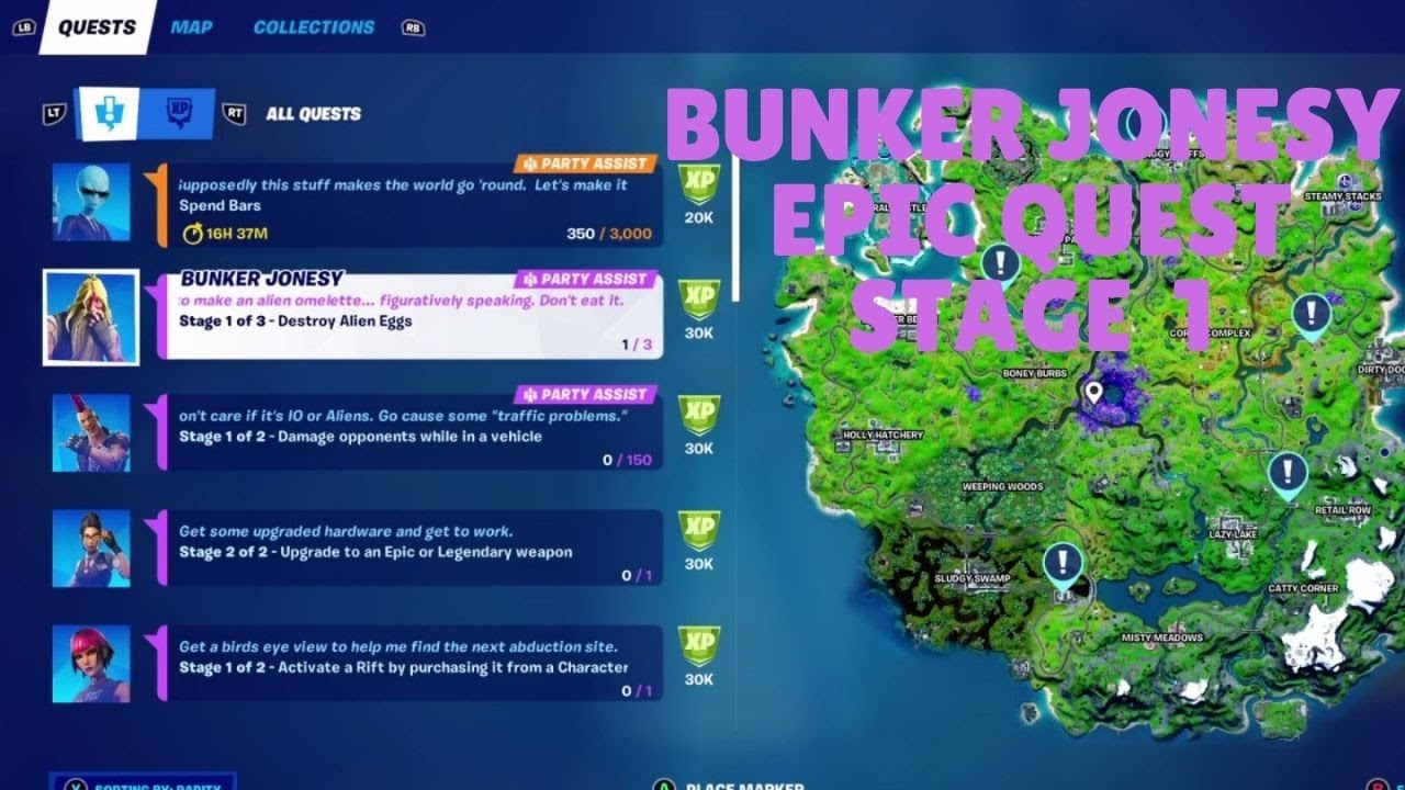 Bunker Jonesy Stage 1 of 3 Destroy Alien Eggs