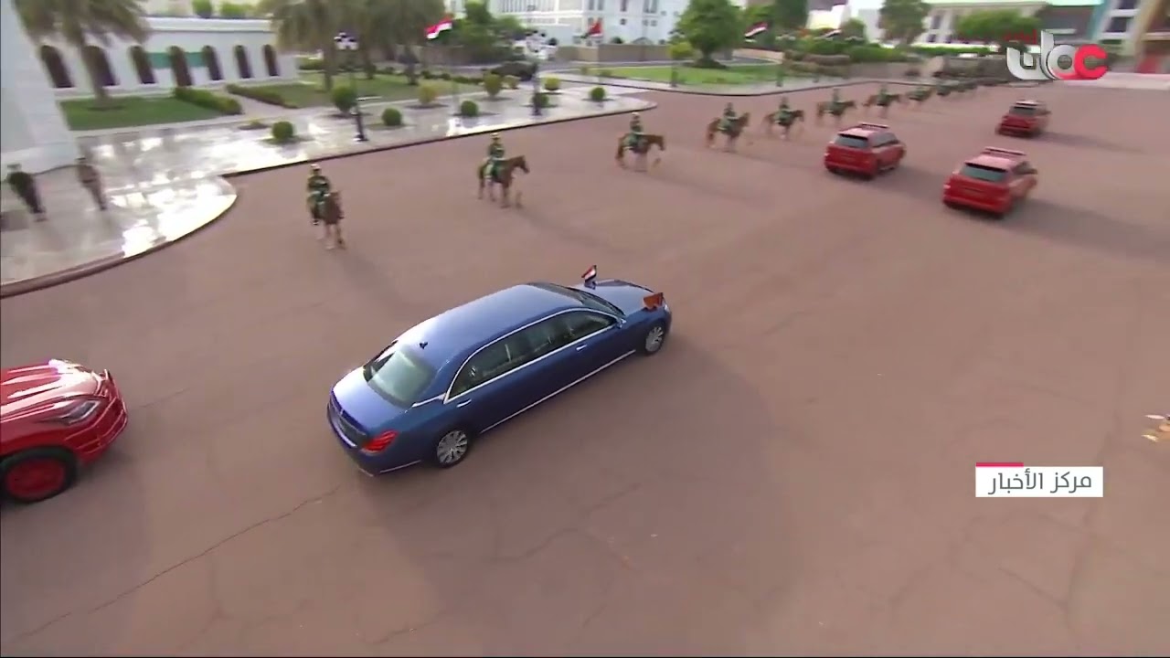 مراسم استقبال جلالة السلطان #هيثم_بن_طارق المعظم للرئيس المصري عبد الفتاح السيسي